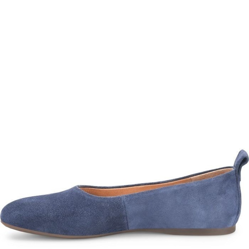 Born® Women's 7.5‎ M BECA™ Flat in Blue Indigo Suede - $110 - Picture 5 of 8